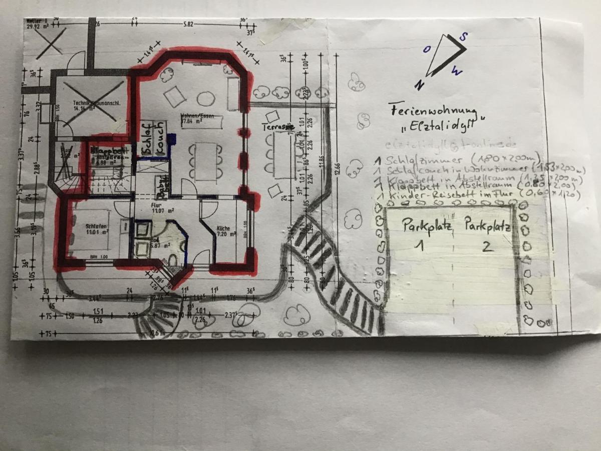 Attraktive Wohnung-Elztalidyll-Zwischen Mosel,Nuerburgring Und Burg Eltz Kollig Ngoại thất bức ảnh